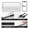 Hirger Espejo Touch Recargable Para Visera De Coche Con Led