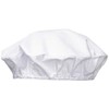 APron Apparel 392-30AP Lunch Cap Full Rubber Type White Free