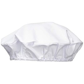APron Apparel 392-30AP Lunch Cap Full Rubber Type White Free (Head Circumference 18.5 inches (47 cm)