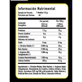 Limitx Nutrition X-treme Force Suplemento Creatina Bcaa S Ponche De Frutas