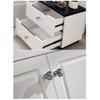 Becho 12 Pieces 3cm Crystal Drawer Cupboard Knobs Crystal Glass