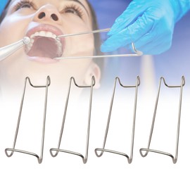 Dental Columbia Cheek & Lip Retractor Set for Teeth Whitening, Orthodontics, and Procedures, 4 Pcs