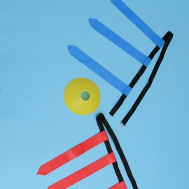 BESPORTBLE Flag Football Set School Flag Football Belt Set: 12 Player Football Belt with Flags 3 Flags Pro Belt Plus 4 Football Training Accessories 16-Piece Set Flag Football