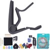 50Pcs Guitar Accessories Kit Strings Picks Capo Finger Cot Tuner