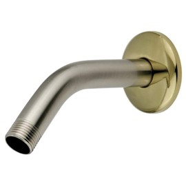Kingston Brass K150K9 Designer Trimscape Showerscape 6-Inch Shower Arm and Flange, Polished Brass