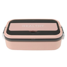 Bento Lunch Box 316 Stainless Steel 700ml Capacity Leakproof Microwave Safe Bento Container for School Office Baby Pink