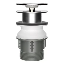 Meer Desagüe Emergente Con Botón Pop-up De Acero Inox Lavabo