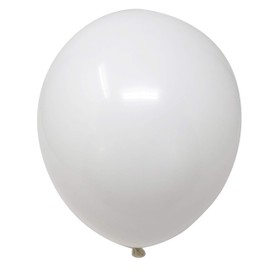 Allgala 100ct 12" Helium Grade Premium Latex Balloons-White-BL52001