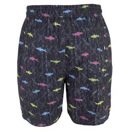 Traje de baño para Niño con diseño de Tiburones, Color Negro y Secado rápido. (4)