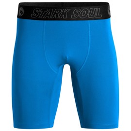 STARK SOUL® Compression Shorts Men's Sports Shorts Various Colours Sizes M, L, XL and XXL, blue