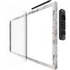 White Marble Frame with Magnet for Echo Show 15, Screen