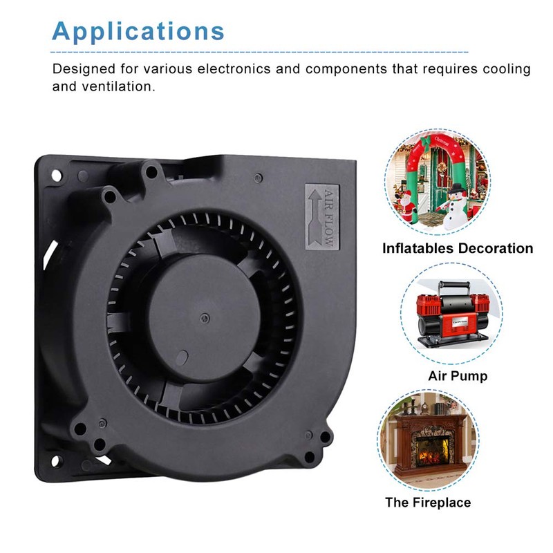 GDSTIME Brushless Radial Blower Fan High Speed 24V DC Centrifugal