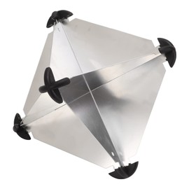 Radar Reflector Marine Radar Reflector Boat Radar Reflector Aluminum Material 10-Piece Set Octahedron Type Suitable for Yachts and Motorboats