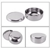 Stainless Steel Rice Bowl with Lids Multipurpose Single Layer Mixing