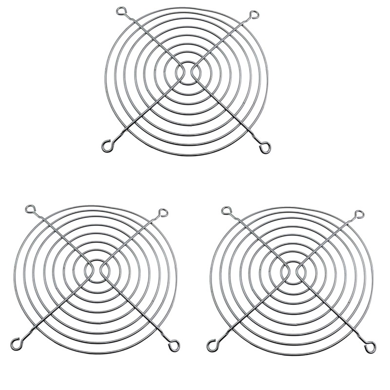 KKUANG 5PCS Cooling Fan Protection Mesh 12cm Fan Grille Protection