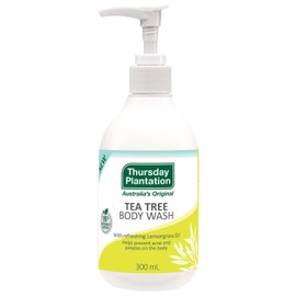 Thursday Plantation Tea Tree Body Wash (10.1 fl oz (300 ml) / Body Soap, Australian Tea Tree Oil, Aloe Vera, Body Soap (Acne Prevention, Sebum Stains), Sensitive Skin
