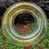 Trendy Transparent Inflatable Swim Ring for Adults & Kids Gold 70 (20-40 kg) 5ea