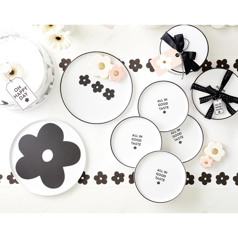 Santa Barbara Design Studio Small Plate Set Melamine Appetizer Plates,