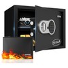 [ 1.6 Cu.ft. ]PATRON Fireproof Safe for Home,Document Safe Box