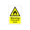 Safety First Display LTD Warning flammable liquid sign - 1.2mm