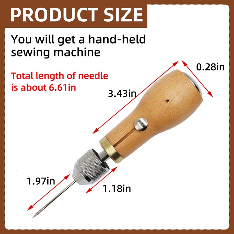 XZEIT Professional Speedy Stitcher Sewing Awl Hand Stitcher Repair Tool