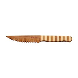 USRA Bamboo Kitchen Paring Lettuce Knife Serrated For Fruit Vegetable Cutting Chef Knive Craft Bamboo Keep Vitamins Safe