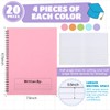 Henoyso 20 Pcs Primary Composition Notebook K-2 Bulk Spiral Primary