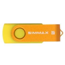 simmax 5pcs 16 GB unidad flash USB 2.0 16 GB USB 2.0 Flash Memory Stick diseño de giro, Combinado2