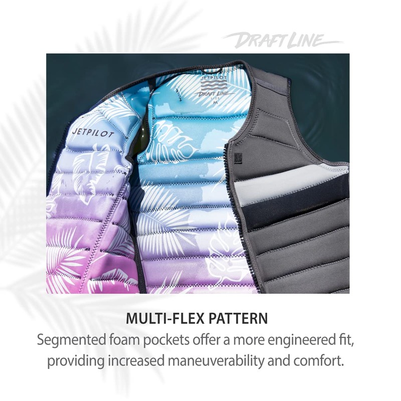 Jetpilot Draftline Neoprene Reversible Comp Vest-Navy-XXL