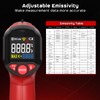 Infrared Thermometer, SQECH Laser Thermometer -50℃~600℃(-58℉~1112℉), with Adjustable Emissivity and