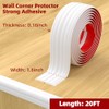 Duzzy Wall Corner Protector Trim, 20 Feet Flexible Inside &