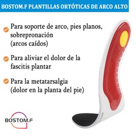 Plantilla Ortopédica de Soporte de Arco, Plantillas Ortopédicas, Plantillas Ortopédicas para Zapatos Con Apoyo de Arco Para Hombres y Mujeres para Fascitis Plantar, Pies Planos, Alivia la Presión y Dolor