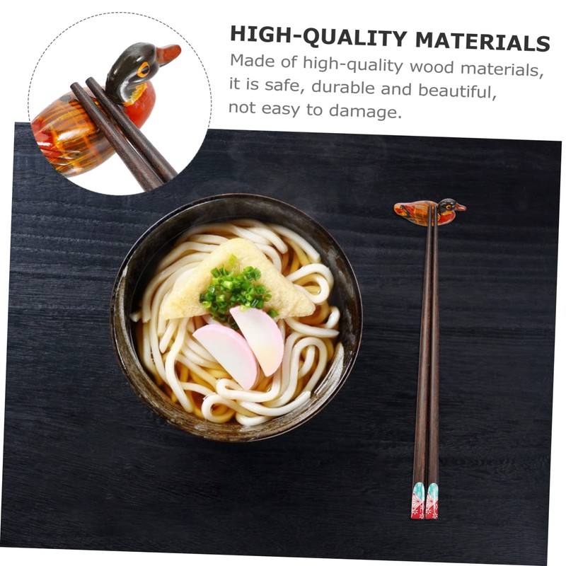 MAGICLULU Wooden Chopstick Holder Chopsticks Rest Rack Daiso Style Food