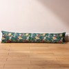Wylder Nature Midnight Garden Bird Draught Excluder Cover, Teal