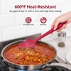 U-Taste Silicone Spatula Set with 600 Degrees Fahrenheit Heat Resistant