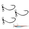 30pcs Drop Shot Fishing Hooks with Drop Shot Rig and