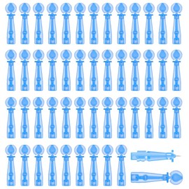 50 Pcs Blackhead & Blemish Remover Set ，Professional Pimple Popper Needles for Home & Salon Use，Pimple Popper Needles Blue Comedone Removal Professional Whitehead Blackhead Remover Set Tools