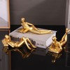 Thinker Sculpture Modern Abstract Thinker Statue Hallway Desk Living Room
