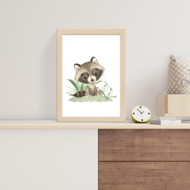 CreativeRobin Cute Forest Animals Poster Collage Baby Room I Nursery Decoration I 8 x DIN A5
