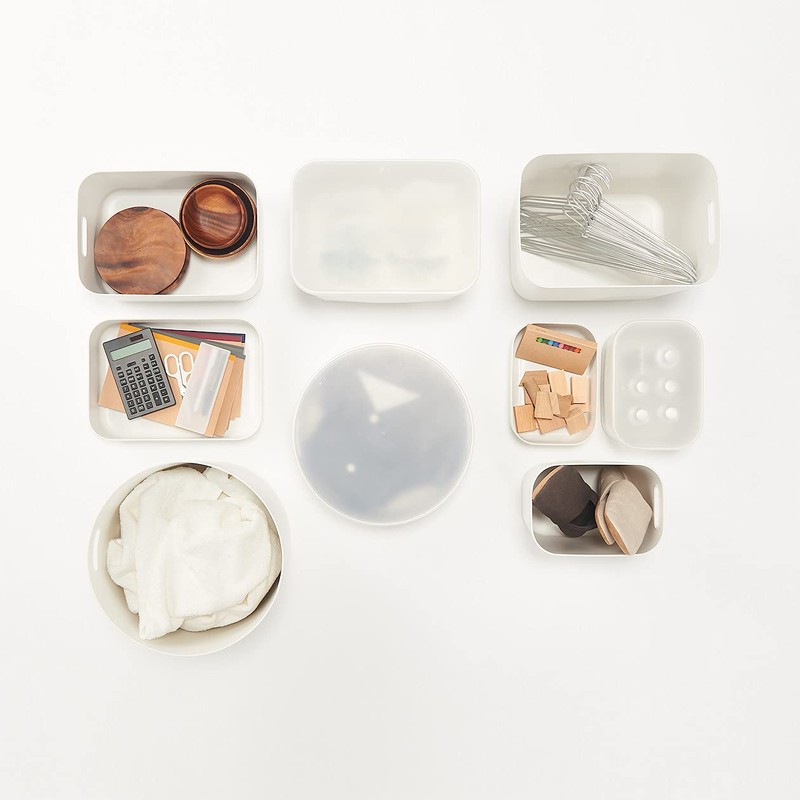 MUJI 38749486 Soft Polyethylene Case, Large, Approx. Width 10.0 x