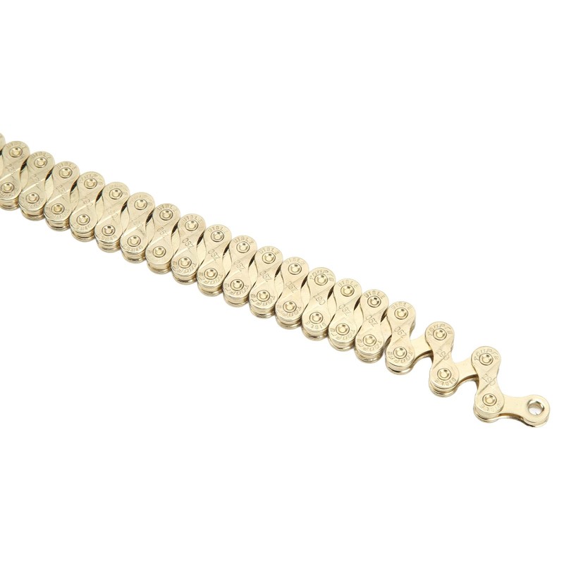 9 Speed Bicycle Chain, Double Bridge Design Mountain Bicycle Chain,