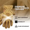 KameLo Premium Cowhide Nubuck Leather Outdoor Camping Multipurpose Rigger Utility
