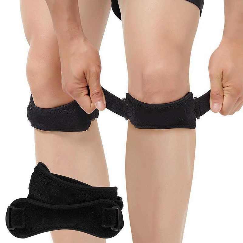Knee Supporter, Set of 2, Sports Knee Support, Breathable &