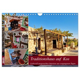 Traditionshaus auf Kos (Wandkalender 2025 DIN A4 quer), CALVENDO Monatskalender [Calendar] Claudia Kleemann