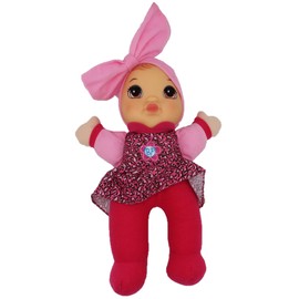 Baby's First Soft & Cuddly Baby Kisses (Bilingual English-Spanish) Doll - Dressed in Print Top and Leggings - Press her Tummy for a Sweet Kisses Sounds and Says I Love You