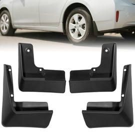 Yldqcfu Mud Flaps for Toyota Prius 2010-2015,4-Piece Set No-Drill Splash Guards, Heavy Duty All-Weather Mudguards (Front & Rear)