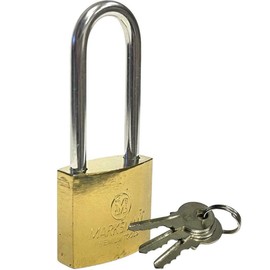 32/38 /50mm Heavy Duty Padlock Long Steel Shackle Security Lock Outdoor Safety (50mm)