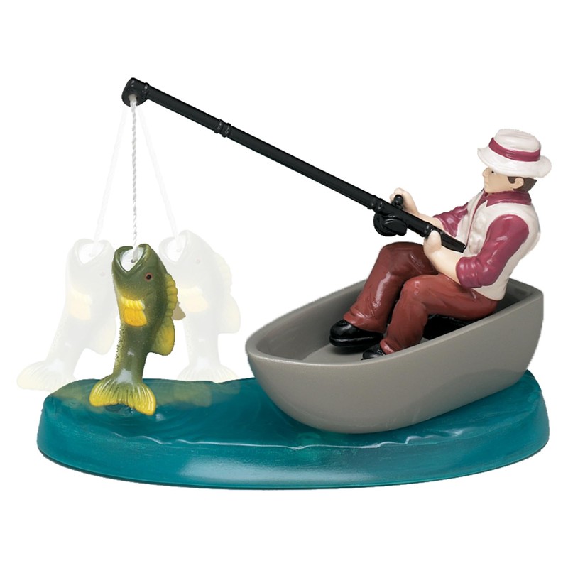 DecoPac Fisherman with Action Fish DecoSet Cake Decoration, 3 Piece