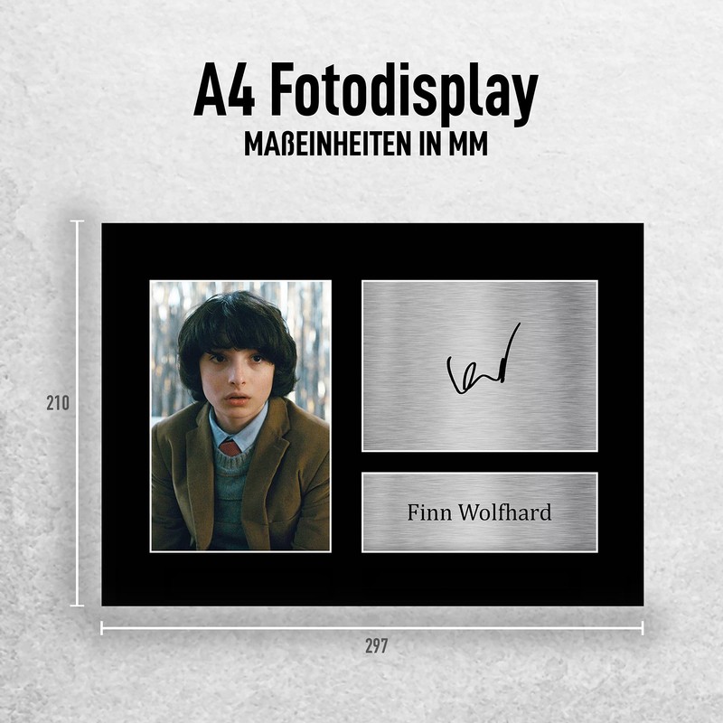 HWC Trading Finn Wolfhard Mike Wheeler Gifts Printed Autograph Display