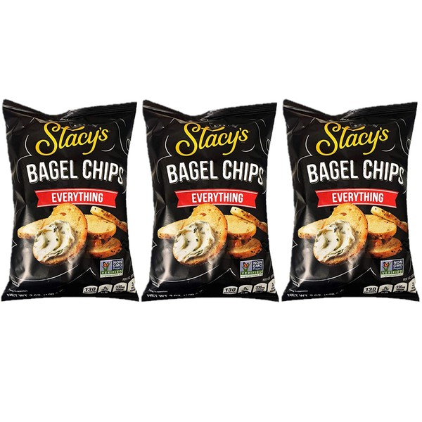Stacy's Everything Bagel Chips, 7 oz, pack of 3